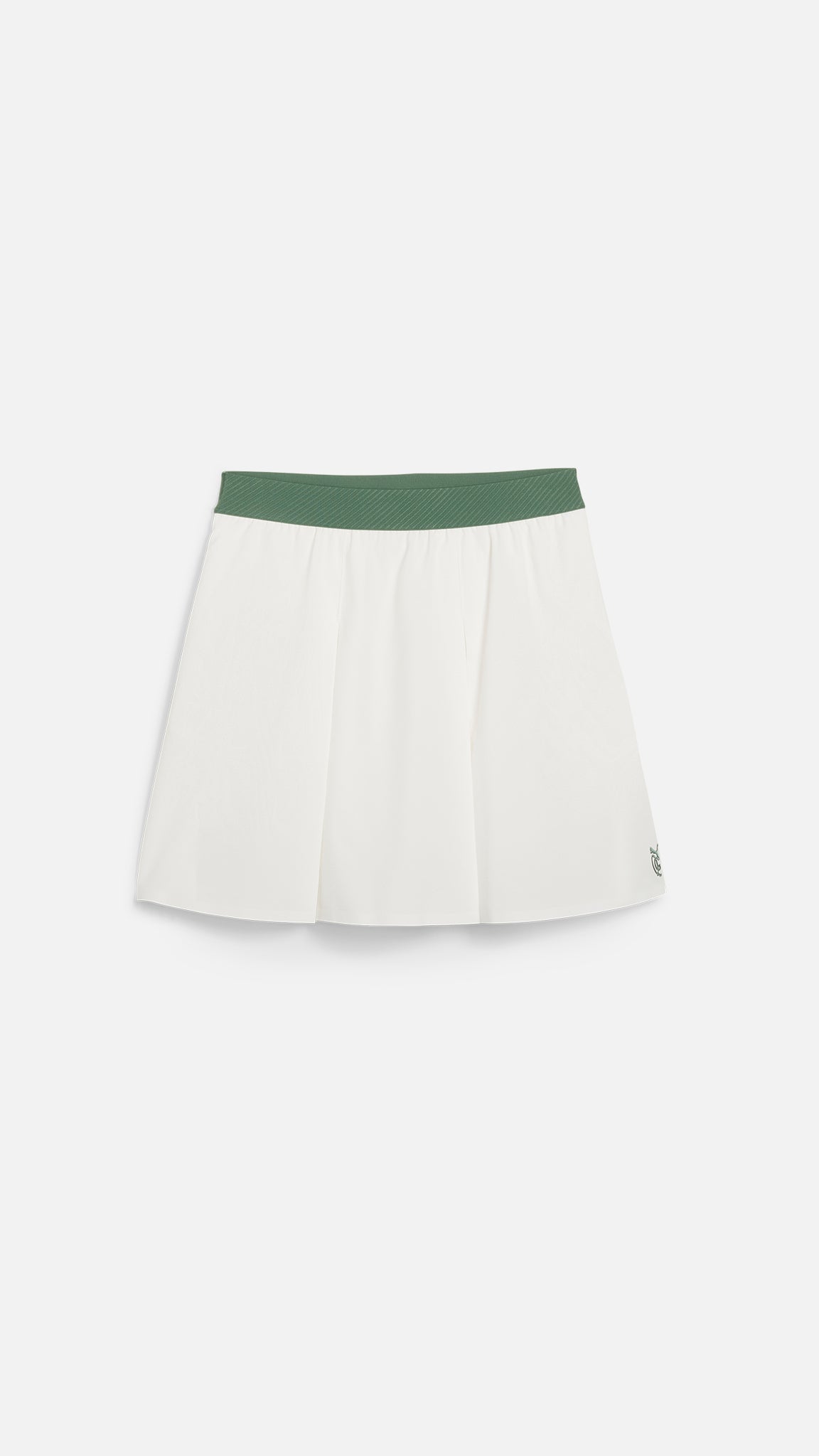 Puma X QGC Women's Pleated Skirt Warm White