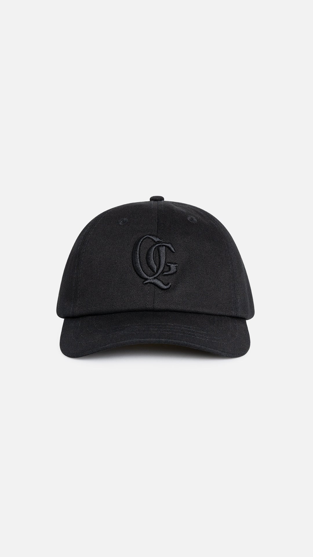 Monogram Dad Hat Black