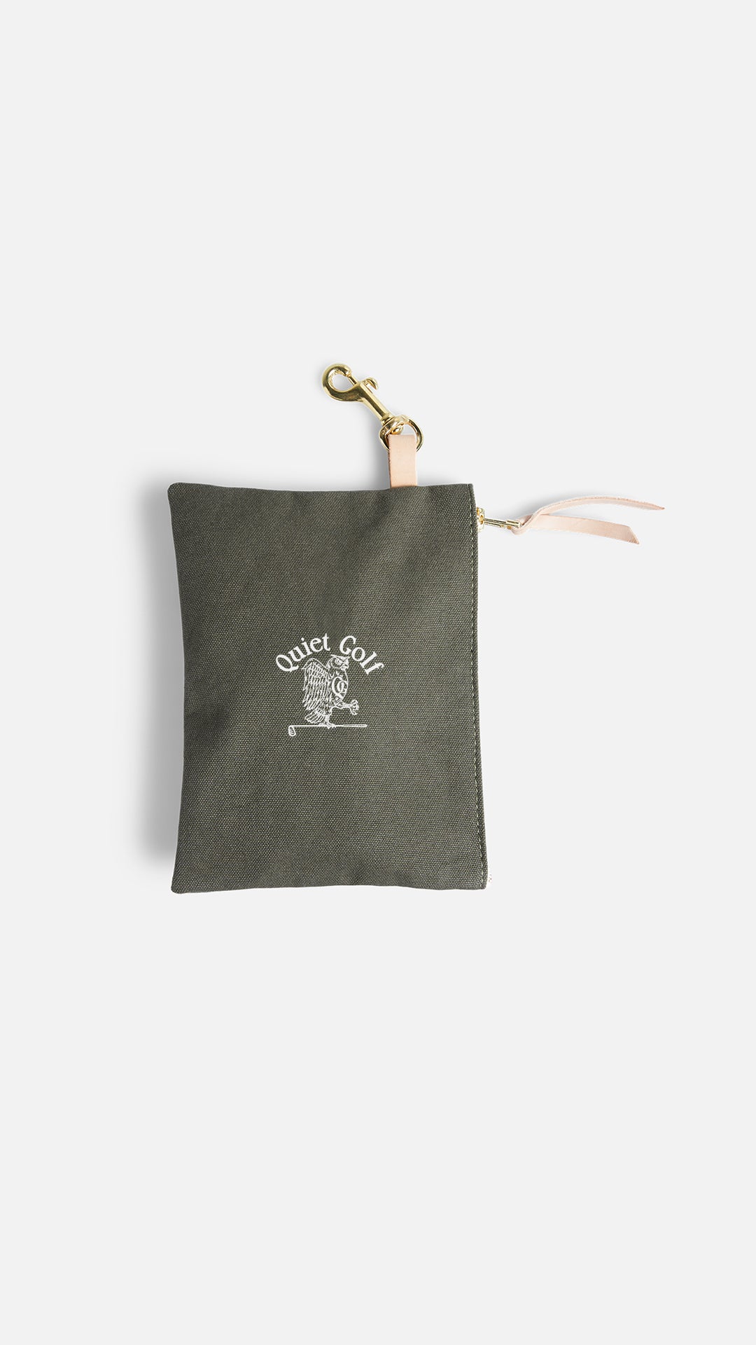 QG Owl Crest Accessory Bag Olive