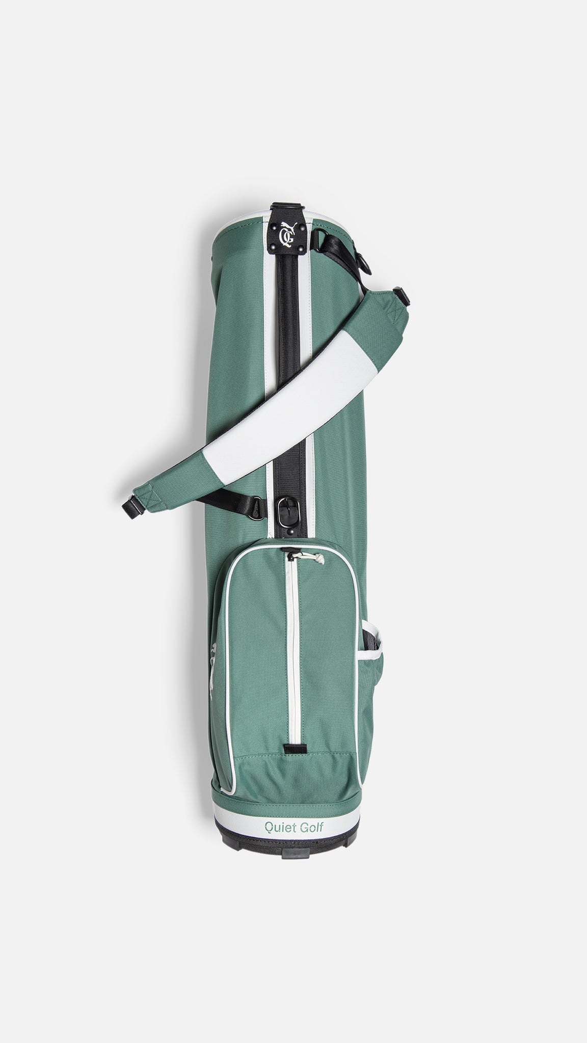 Quiet Golf x Puma Pencil Bag Deep Forest-Warm White