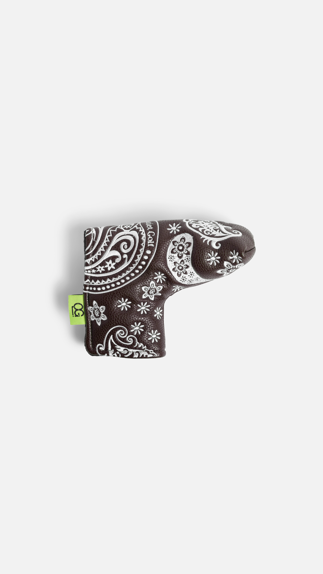 QG Paisley Blade Putter Cover Brown