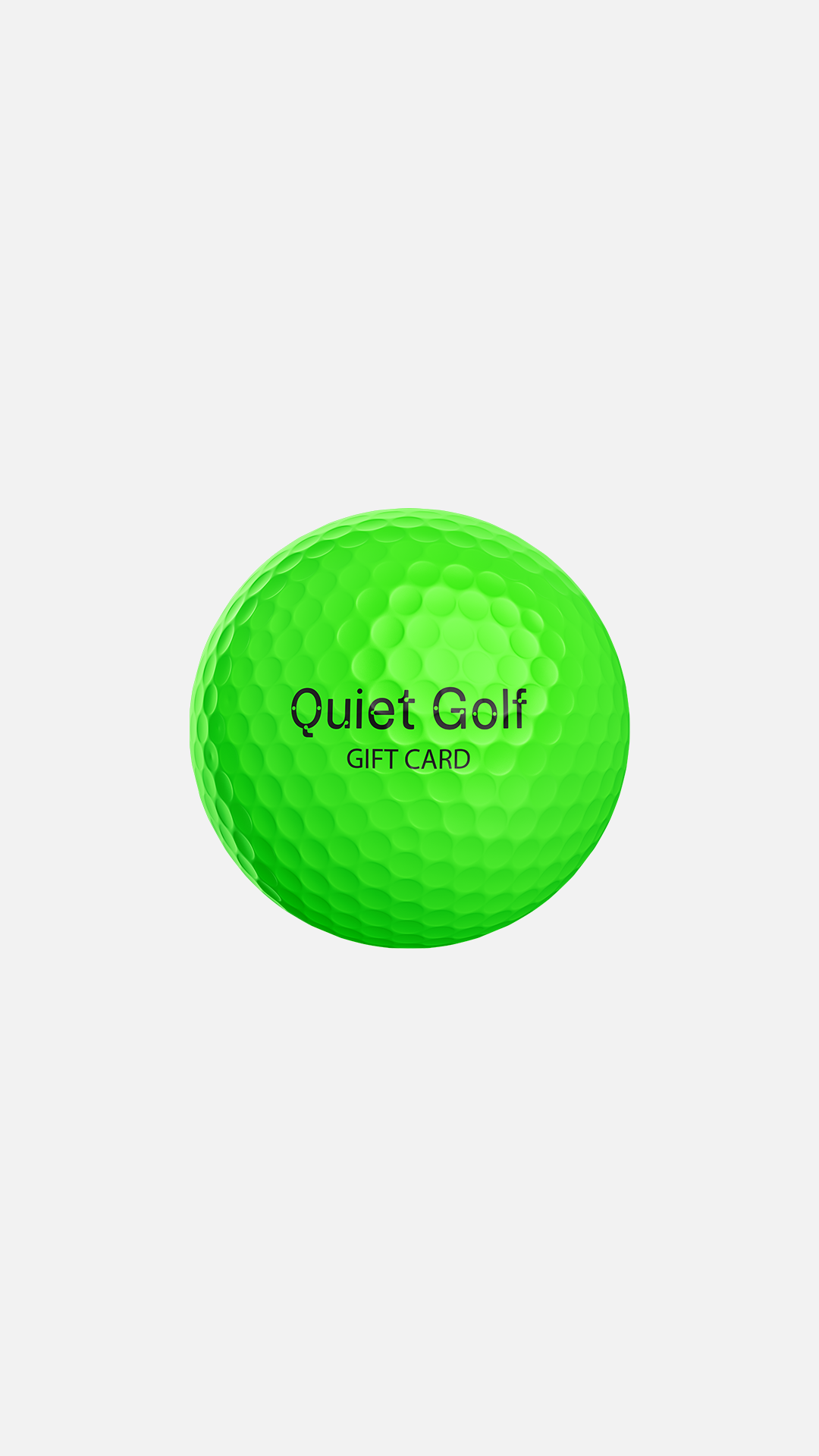 Quiet Golf Gift Card